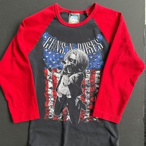 Vintage women’s 3/4 sleeve Axl Rose Guns N’ Roses baseball T